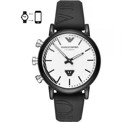hybrid smartwatch uomo art3022 silicone nero bianco