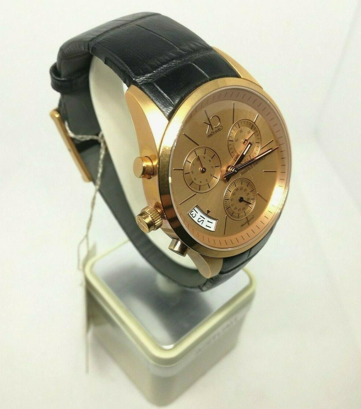 in acciaio calvin klein con cinturino in