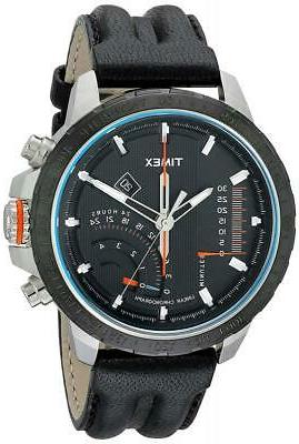 intelligent quarz linear orologio uomo t2p274 pelle