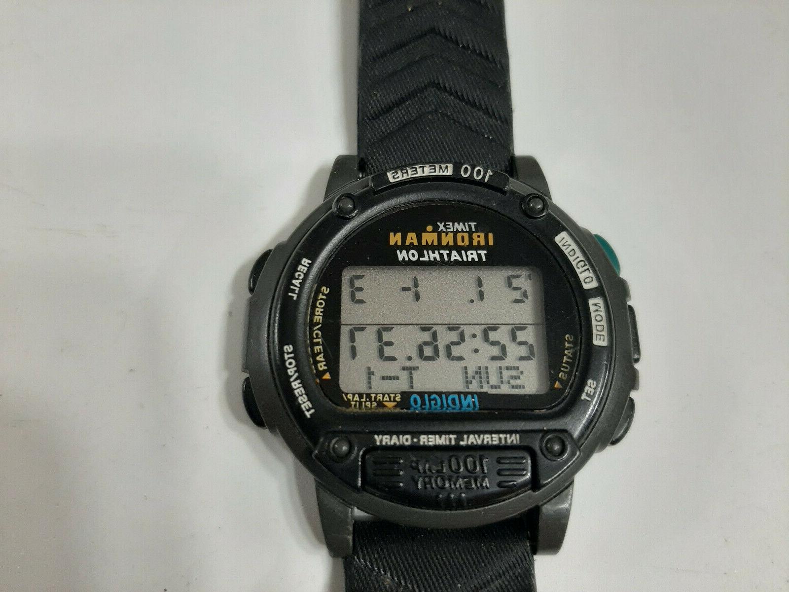 ironman triathlon 100 lap memory orologio uomo