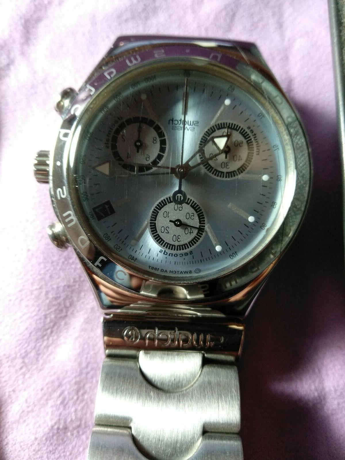 irony chrono wheeling ycs408g tutto acciaio inox