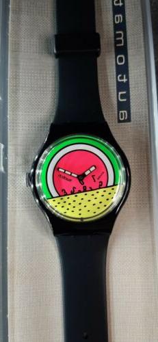 🔴 Swatch KEITH HARING BREAKDANCE GO001 - AUTOMATIC CONVER