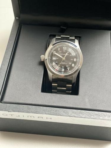 khaki field 38 mm cassa argeno in