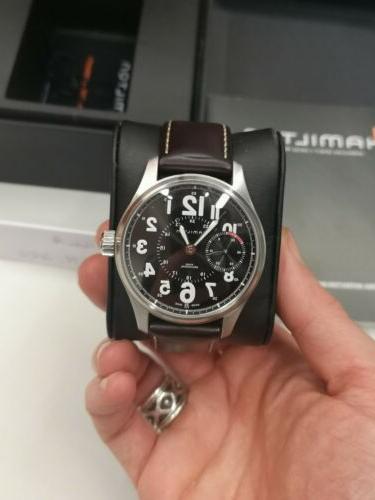 khaki field officer mechanical 44 mm