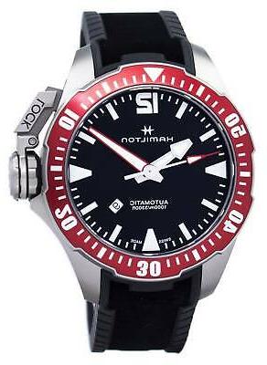 khaki navy frogman automatic h77805335 men s