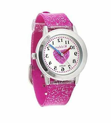 kiddus orologio da polso per bambine analogico