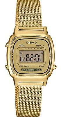 O Donna Polso Vintage Nuovo Crono Sveglia Milanaise Band