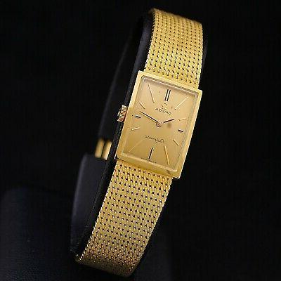 ladymatic lady 18 kt gold automatic cal