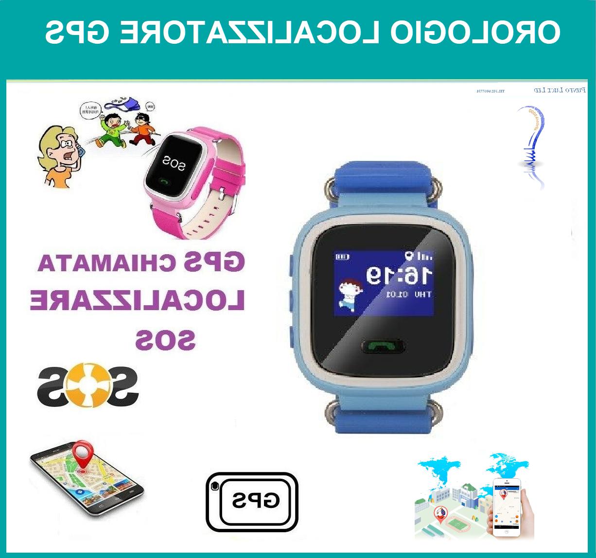 localizzatore gps tracker orologio bambino sos anti