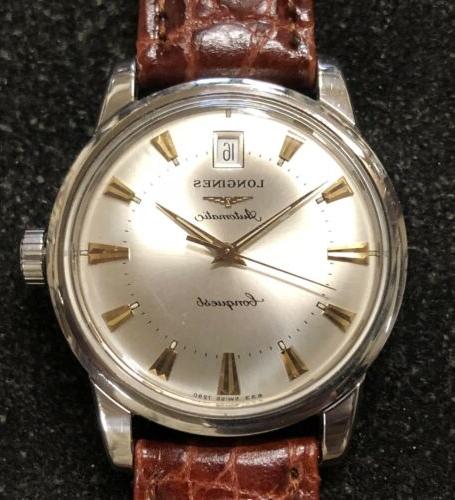 longines conquest steel ref 7290 vintage