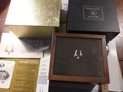 lotto accutron box scatola controscatola garanzia 1