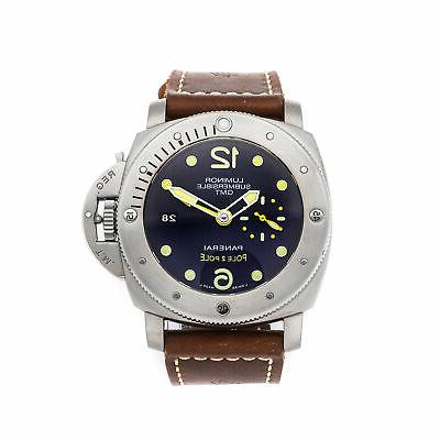 luminor subacqueo 1950 3 days gmt titanio