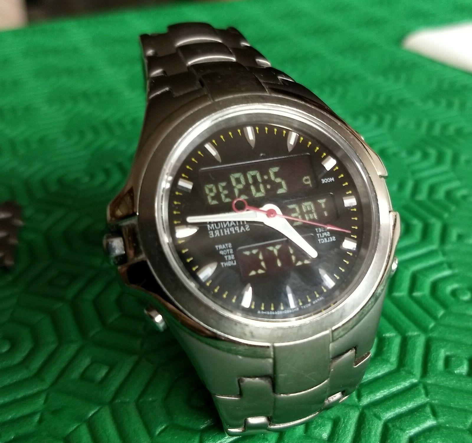 marinaut in titanio e vetro zaffiro orologio