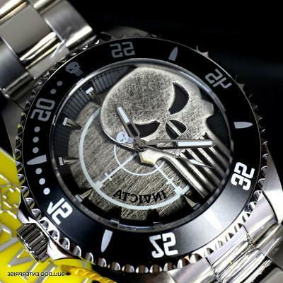 marvel punisher pro diver acciaio inox bracciale