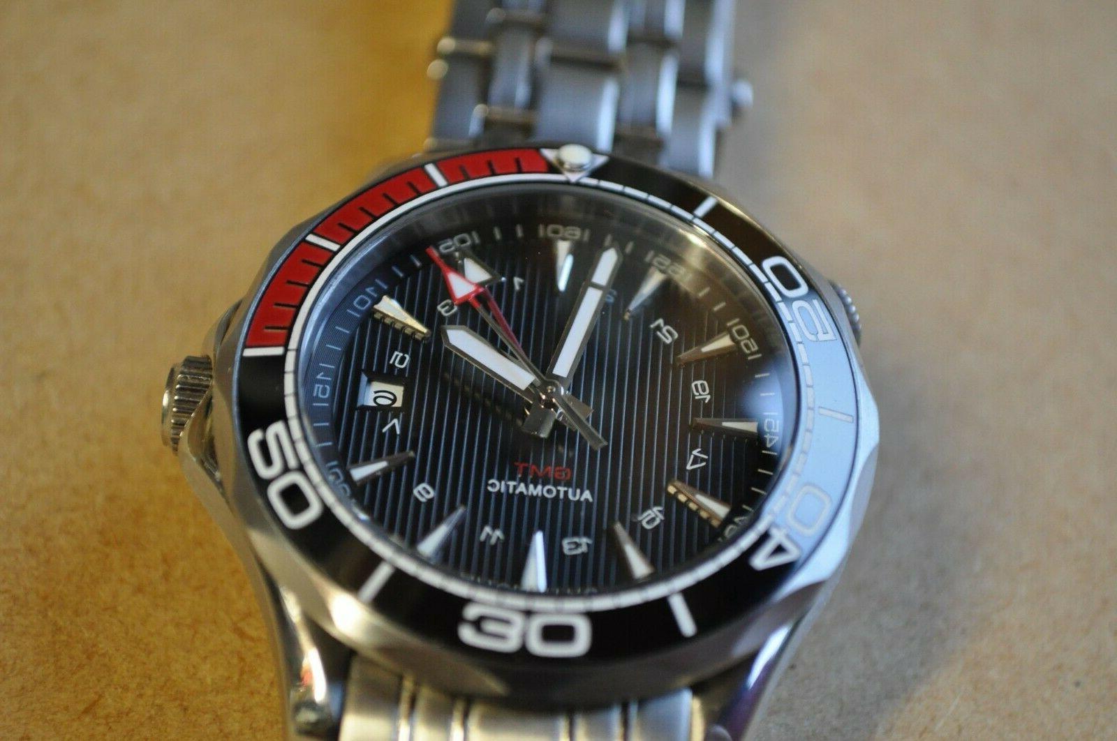 meccanico automatico no logo gmt homage seamaster