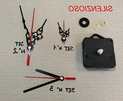 movimento meccanismo orologio muro clock silenzioso quarzo