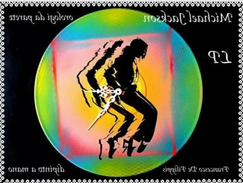 michael jackson dangerous lp orologio da parete