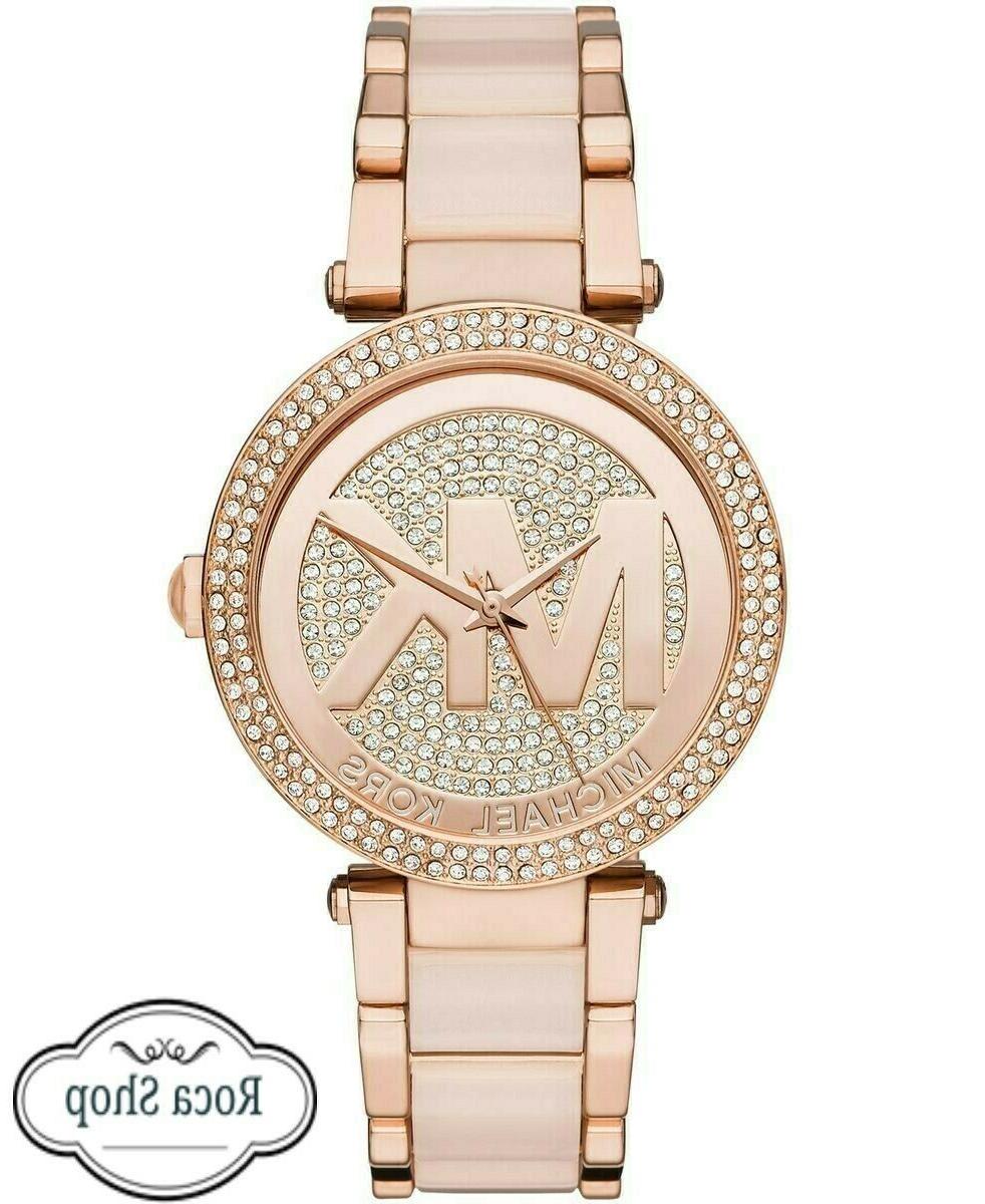 michael kors parker mk6176 oro rosa donna