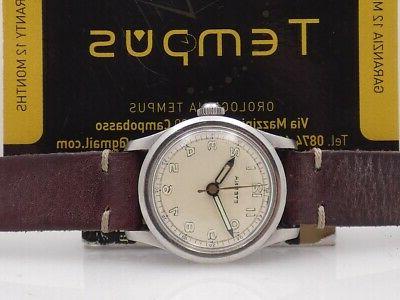 military 3 tacche anni 40 acciaio manuale