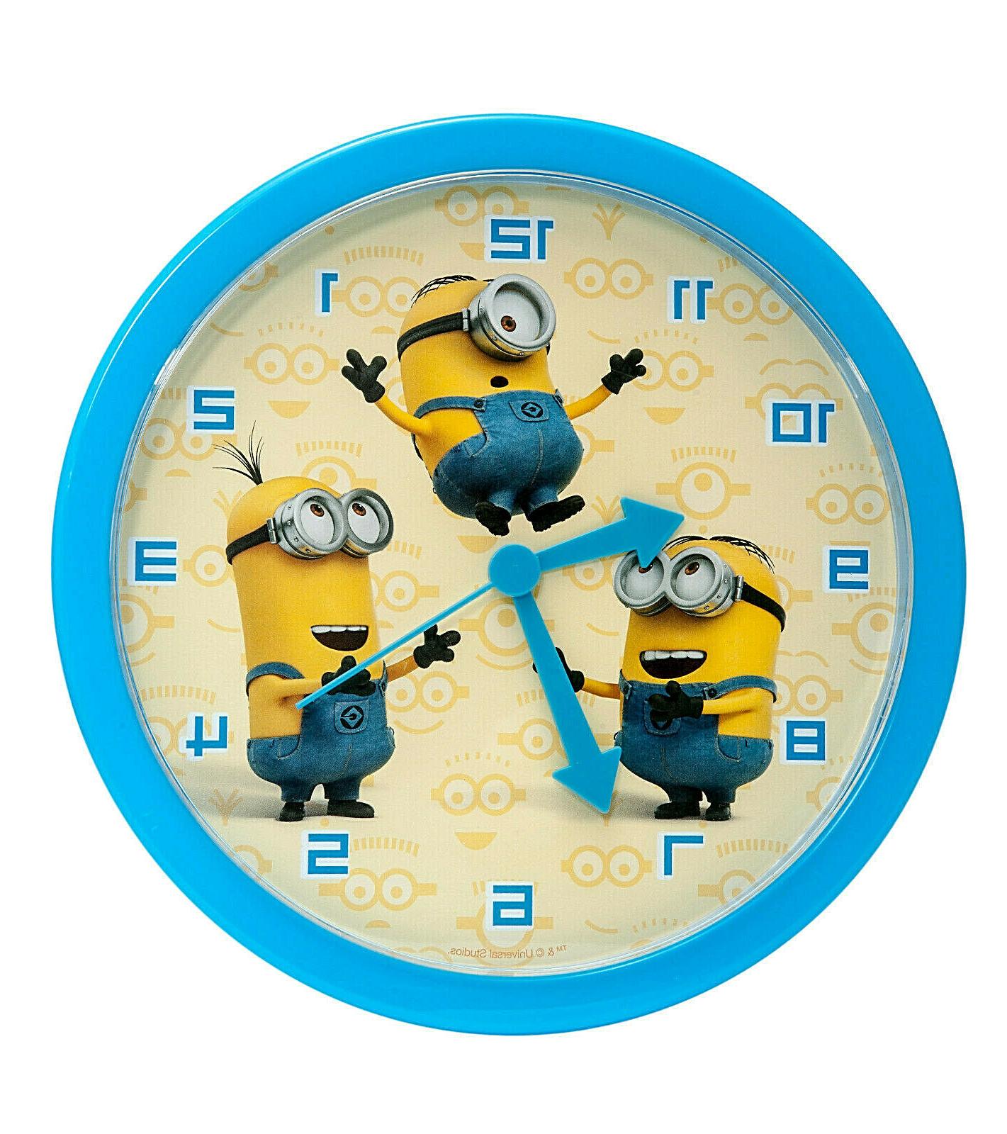 minions orologio parete pvc 24cm diametro