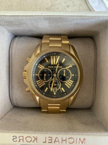 mk5739 bradshaw cinturino acciaio oro orologio da