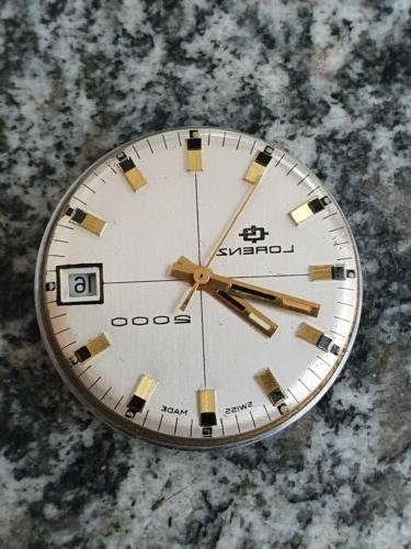 movimento orologio 2000 vintage con fondello