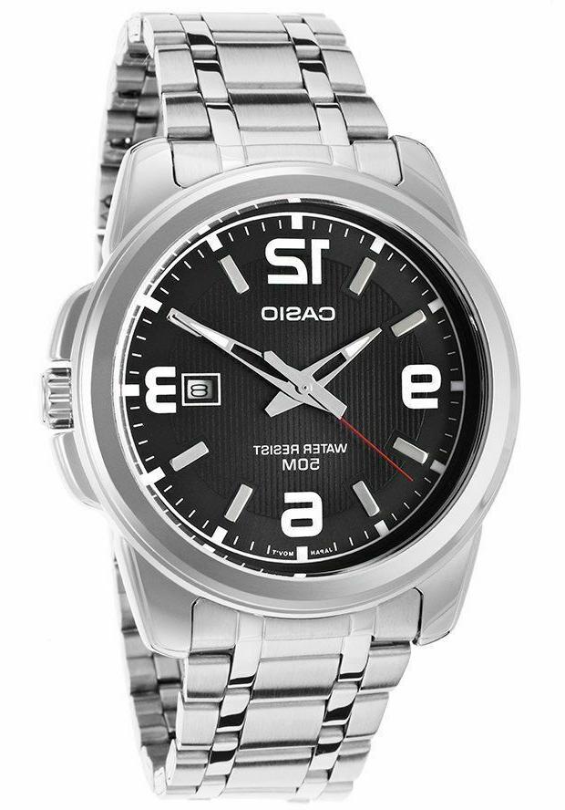 mtp 1314d 1avdf orologio uomo acciaio nero