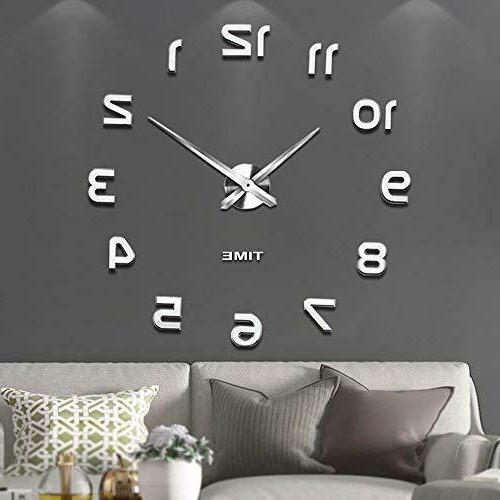 muto frameless grande orologio a muro 3d