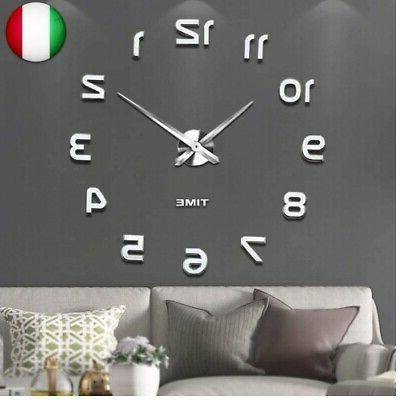muto frameless grande orologio a muro 3d