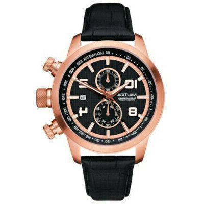 nautica orologio uomo oro e nero mod