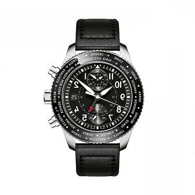 new pilots chronograph timezoner steel automatic 45