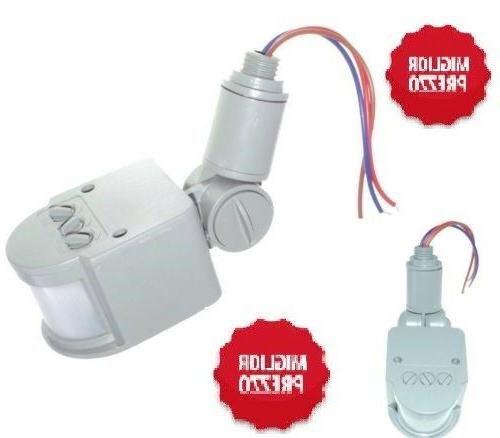 new sensore di movimento crepuscolare fari infrarossi