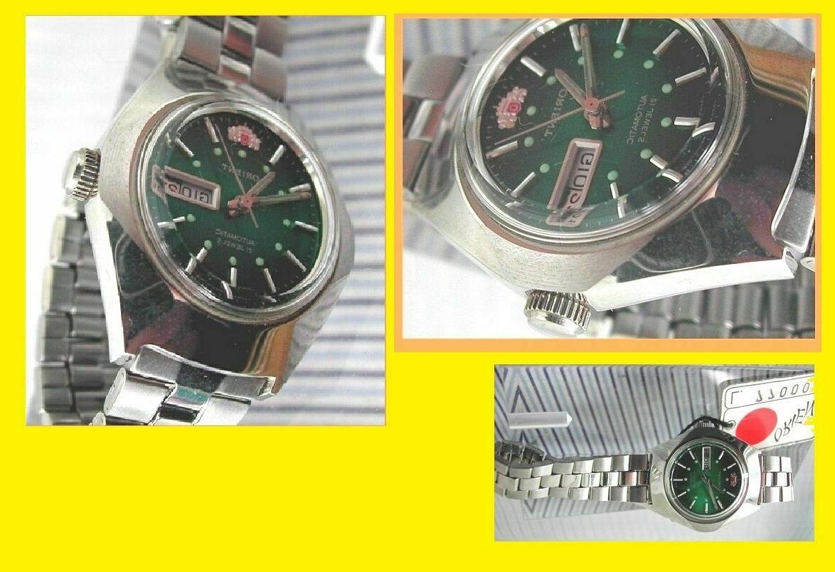 nos vintage lady sub all stainless automatic