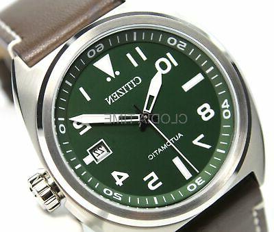 nuovo automatico uomo tempo verde nj0100 38x