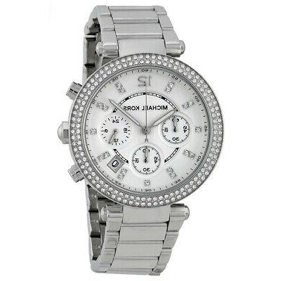 nuovo mk5353 donna argento parker orologio 2