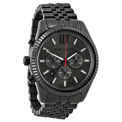 nuovo mk8320 nero da uomo lexington orologio