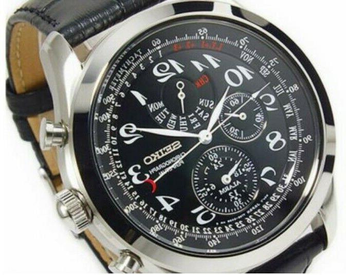 nuovo orologio cronografo nero spc133p1 calendario perpetuo