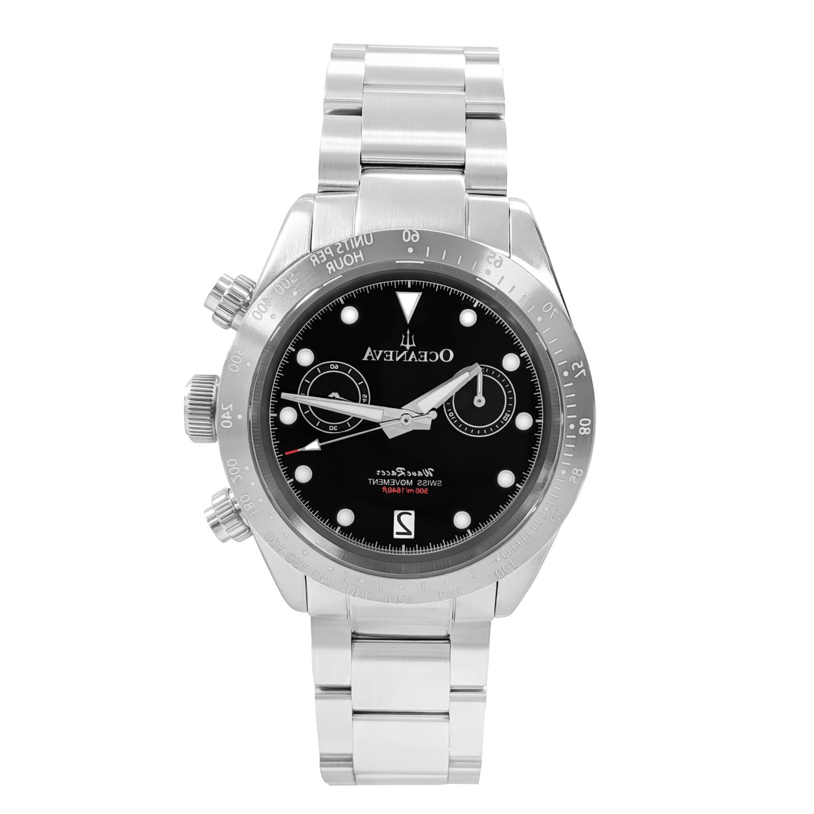 oceaneva uomo waveracer 500m pro diver acciaio