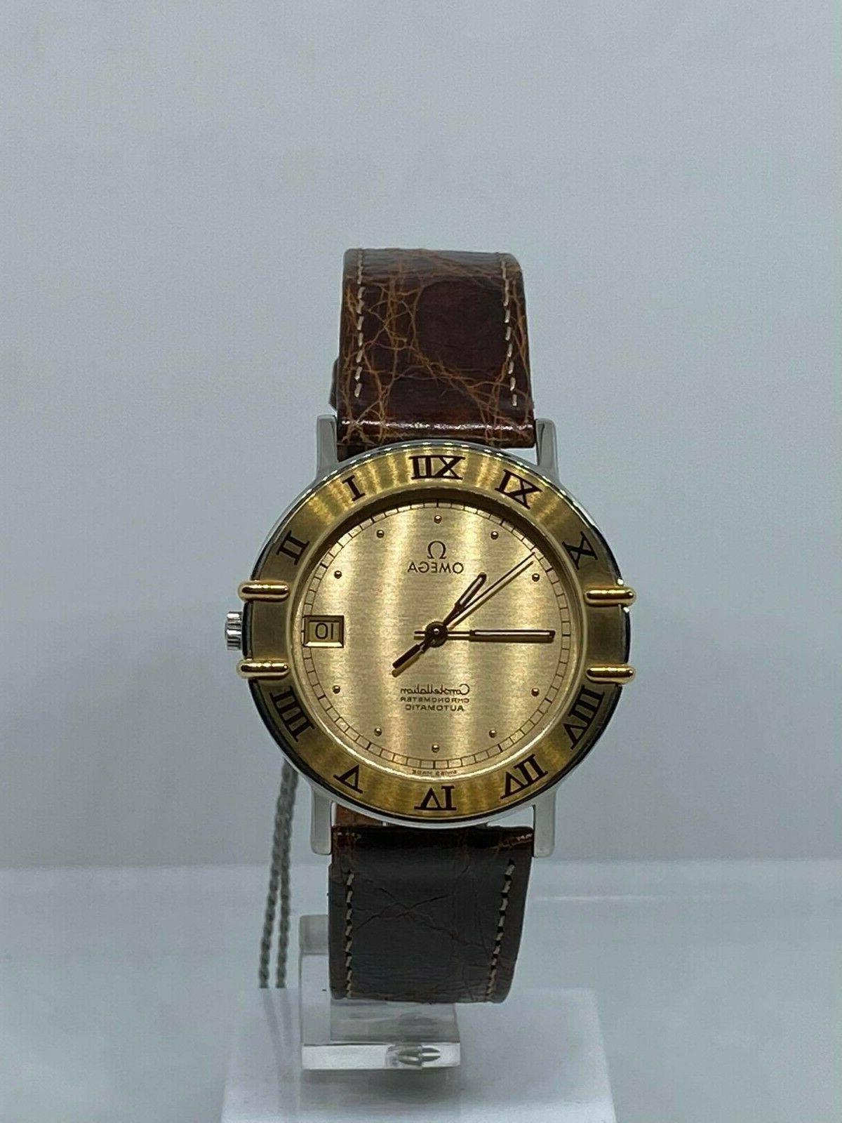omega constellation automatico ghiera oro 18kt 168
