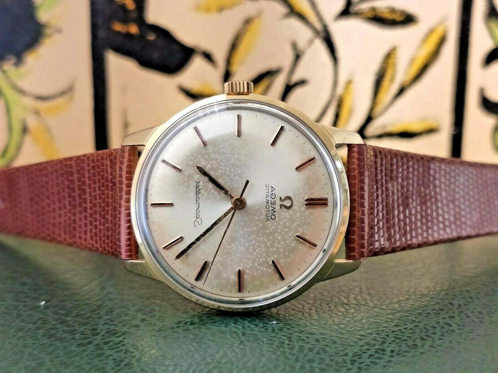 omega seamaster vintage cassa oro 18kt automatico
