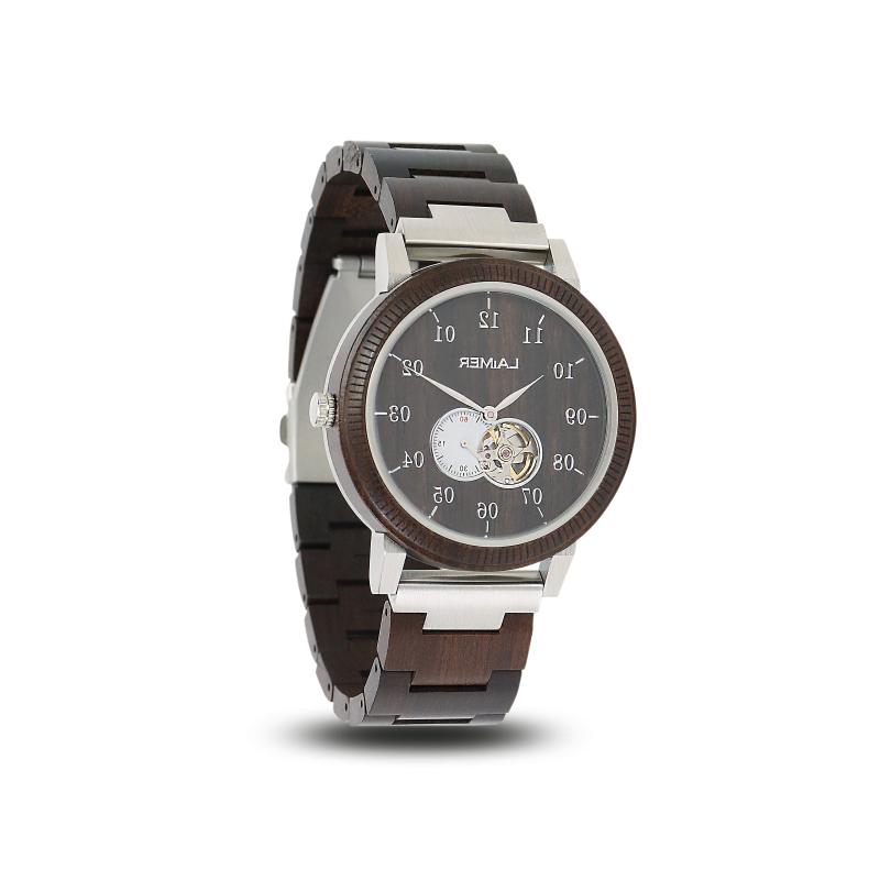 orologi alla moda marca in legno cassa