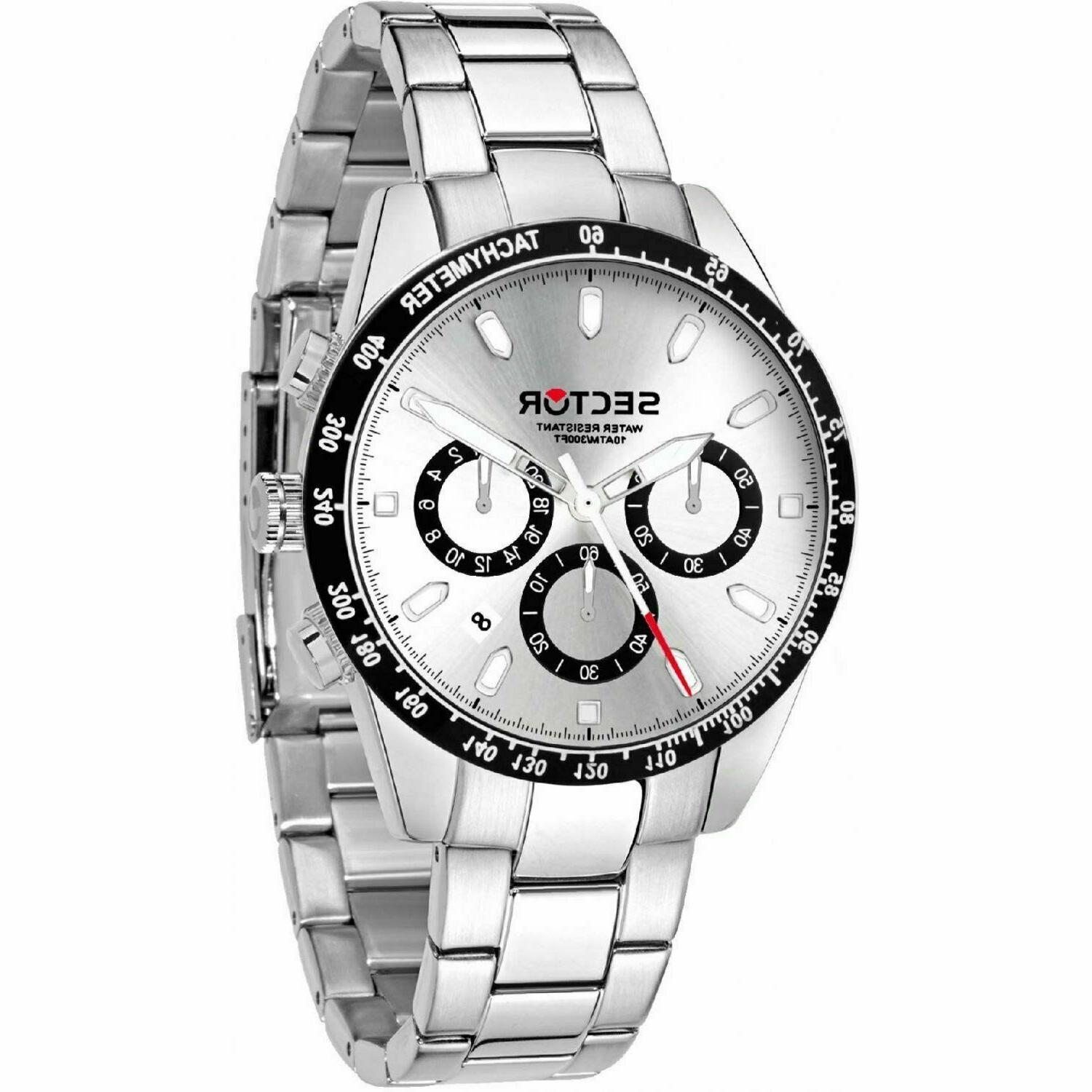 orologio 245 r3273786005 uomo crono watch silver
