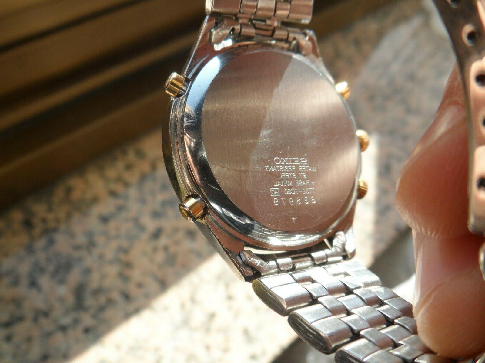 orologio 7t32 7c60 crono allarme vintage