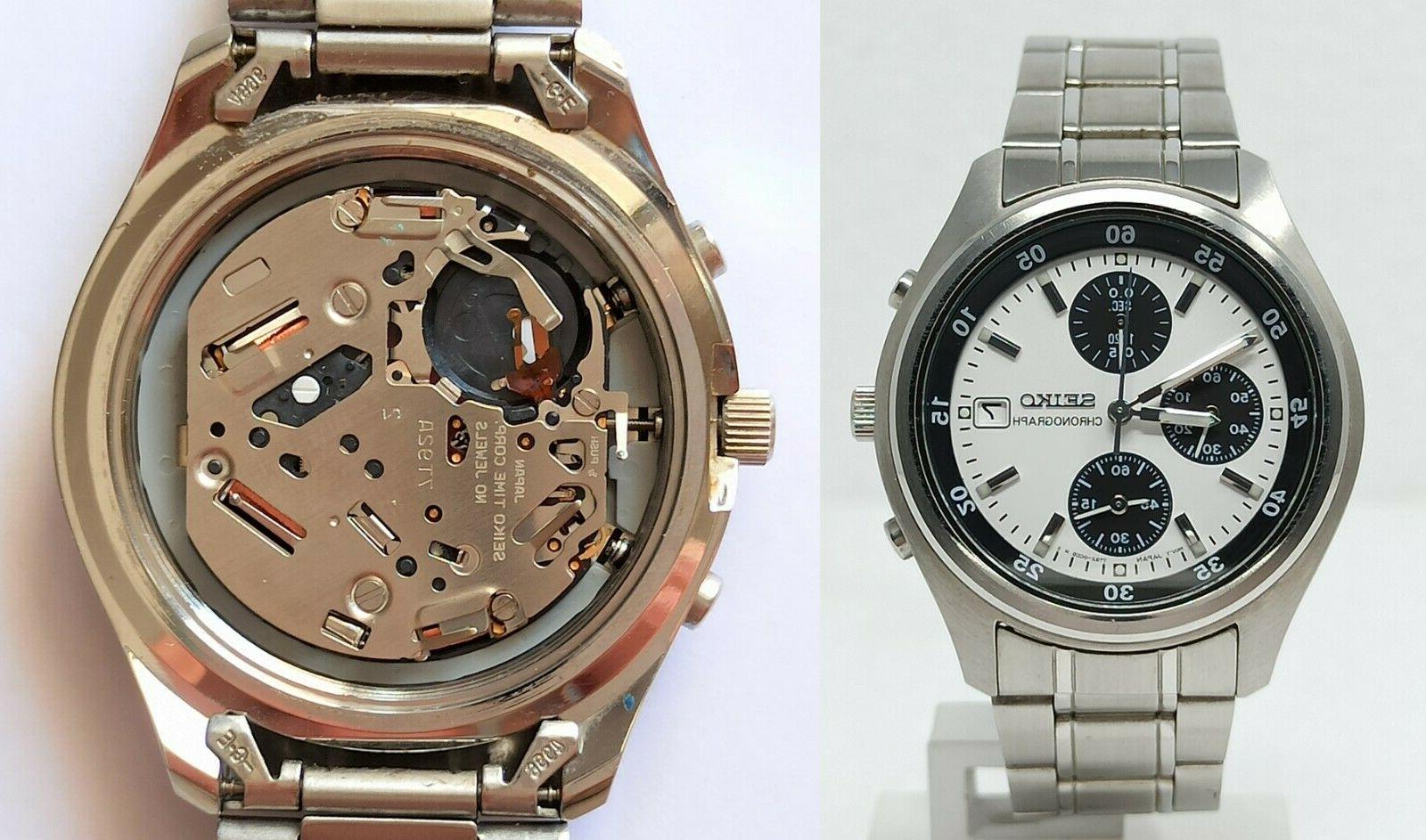 orologio 7t92 0cc0 chrono clock stainless steel