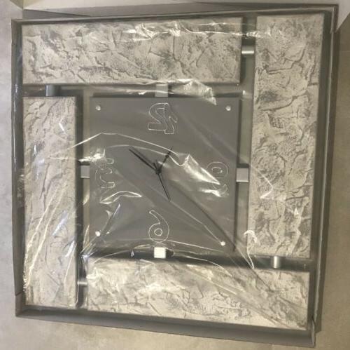 orologio a muro grande grigio moderno