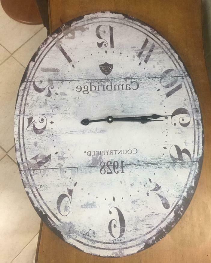 orologio a muro stile shabby