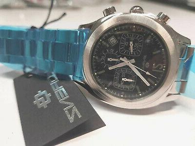 orologio acciaio cronografo uomo sconto 65 percent