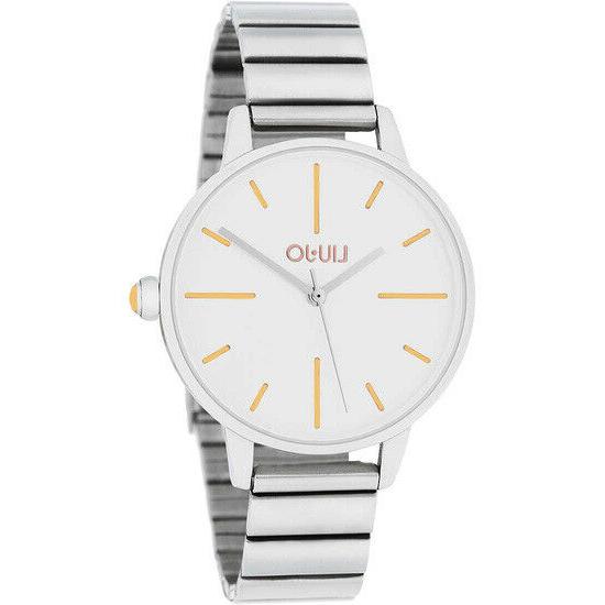 orologio acciaio donna tondo cinturino acciaio