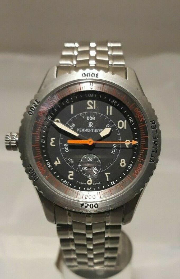 orologio airspeed in acciaio carica manuale con