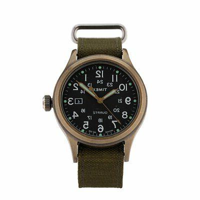 orologio allied ottone 40mm bronzo nero cint